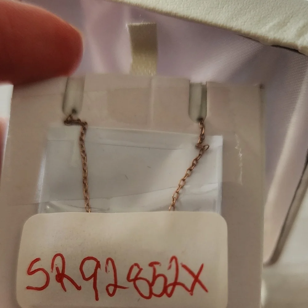 NWOT 14k Rose Gold over sterling‎ silver necklace